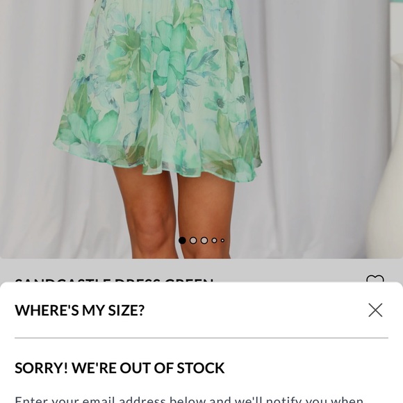 Hello Molly SANDCASTLE DRESS GREEN - Picture 4 of 8